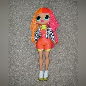 LOL Surprise OMG Neonlicious Doll w/ Outfit, Jacket & Shoes – MGA Fashion Doll